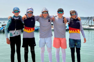 Henry bei der Opti WM